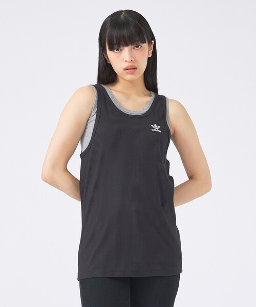 adidas(アディダス)の「【adidas Originals/ アディダス オリジナルス】タンクトップ トレフォイル エッセンシャルズ / JOL49(タンクトップ・メンズ・ブラック/ホワイト・M/XL/L)」の15枚目の写真