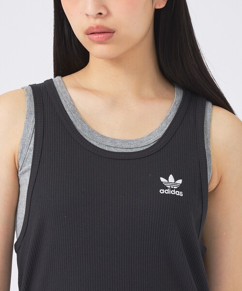 adidas(アディダス)の「【adidas Originals/ アディダス オリジナルス】タンクトップ トレフォイル エッセンシャルズ / JOL49(タンクトップ・メンズ・ブラック/ホワイト・M/XL/L)」の19枚目の写真