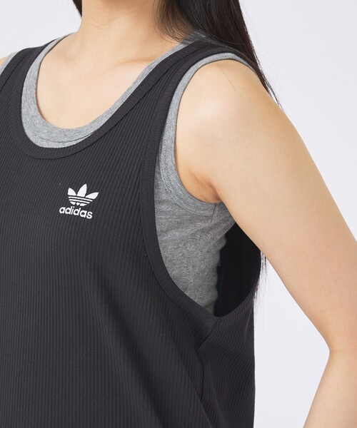 adidas(アディダス)の「【adidas Originals/ アディダス オリジナルス】タンクトップ トレフォイル エッセンシャルズ / JOL49(タンクトップ・メンズ・ブラック/ホワイト・M/XL/L)」の20枚目の写真