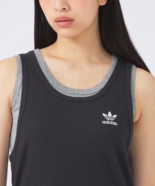 adidas(アディダス)の「【adidas Originals/ アディダス オリジナルス】タンクトップ トレフォイル エッセンシャルズ / JOL49(タンクトップ・メンズ・ブラック/ホワイト・M/XL/L)」の10枚目の写真