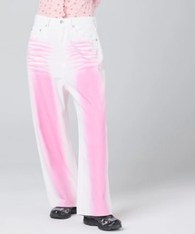 littlesunnybite/リトルサニーバイト/color spray denim pants
