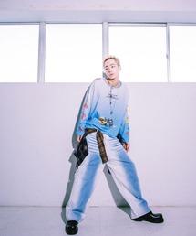 Little sunny bite | littlesunnybite/リトルサニーバイト/color spray denim pants(デニムパンツ)