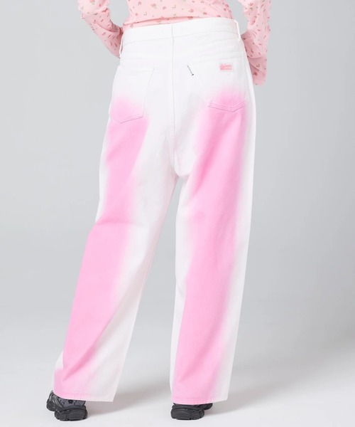 Little sunny bite（リトルサニーバイト）の「littlesunnybite/リトルサニーバイト/color spray denim pants（デニムパンツ・レディース・ピンク/ベージュ/ブルー・S/M）」の14枚目の写真