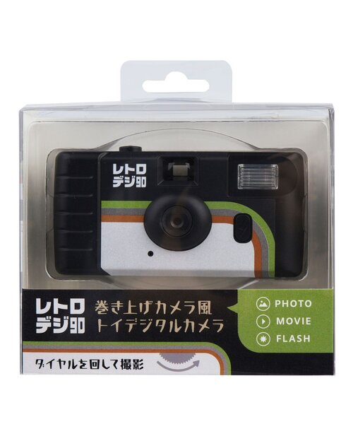 BIRTHDAY BAR(バースデイバー)の「kenko トイデジタルカメラ レトロデジ90(カメラ/カメラグッズ・レディース・ブラック・0)」の6枚目の写真