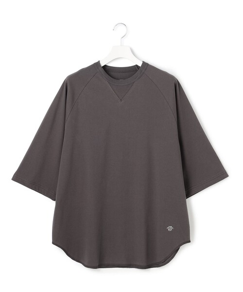 J.PRESS YORK STREET（ジェイプレスヨークストリート）の「【UNISEX】接触冷感 ラグランスリーブTシャツ（Tシャツ/カットソー・メンズ・ライトグリーン系/ホワイト系/グレー系・SMALL/MEDIUM/LARGE）」の2枚目の写真