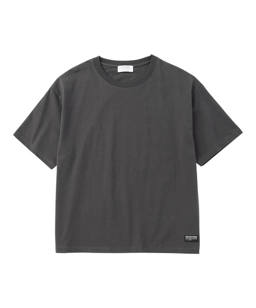 POET MEETS DUBWISE(ポエットミーツダブワイズ)の「POET MEETS DUBWISE/ポエトミーツダブワイズ PMD LOGO LOOSE FIT T-shirt(Tシャツ/カットソー・メンズ・ベージュ系その他/スミクロ・L/XL)」の4枚目の写真