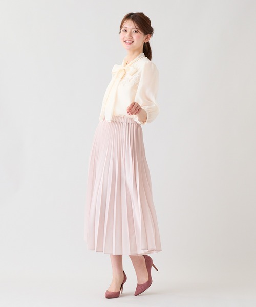 Rose Tiara（ローズティアラ）の「3Dレースリボンブラウス（シャツ/ブラウス・レディース・ピンク/オフホワイト/ブラック・38/46/42）」の18枚目の写真