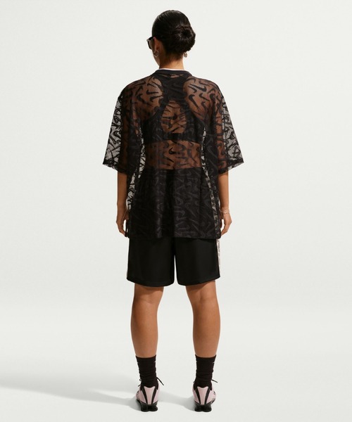 NIKE(ナイキ)の「NIKE AS W NK CHILL WVN LACE JERSEY / ナイキ ウィメンズ チル ウーヴン レース ジャージー 【SP】(ジャージ・レディース・ブラック・L/M/S)」の9枚目の写真