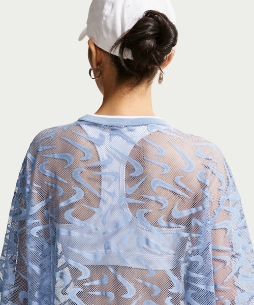 NIKE(ナイキ)の「NIKE AS W NK CHILL WVN LACE JERSEY / ナイキ ウィメンズ チル ウーヴン レース ジャージー 【SP】(ジャージ・レディース・ブラック・L/M/S)」の17枚目の写真
