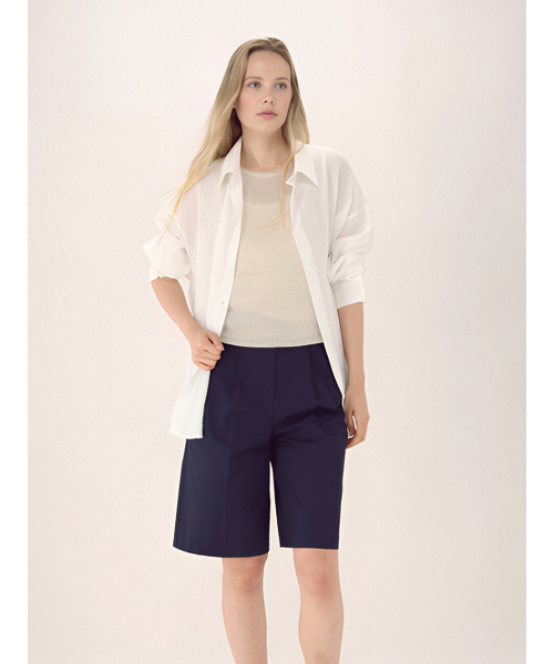 ACUD（アクド）の「Natural Flow Linen Knit _Ivory（Tシャツ/カットソー・レディース・オフホワイト・FREE）」の4枚目の写真