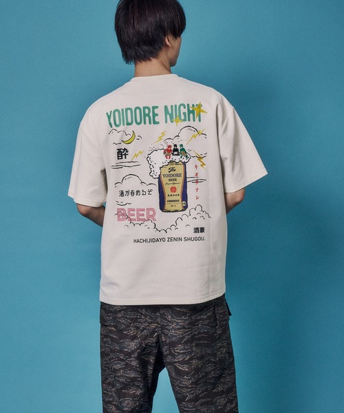 JACKROSE(ジャックローズ)の「YOIDORE KAMINARISAMA TEE(Tシャツ/カットソー・メンズ・ブラック/ホワイト・XL/M/L)」の9枚目の写真