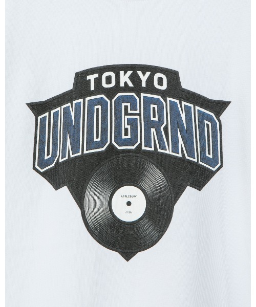 APPLEBUM(アップルバム)の「TOKYO UNDGRND T-shirt(Tシャツ/カットソー・メンズ・ホワイト/ブラック・MEDIUM/LARGE/X-LARGE/XX-LARGE)」の7枚目の写真