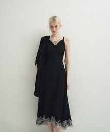 Pleats skirt sheer jk set up（ドレス）｜et.UNiVER（エトユニベール