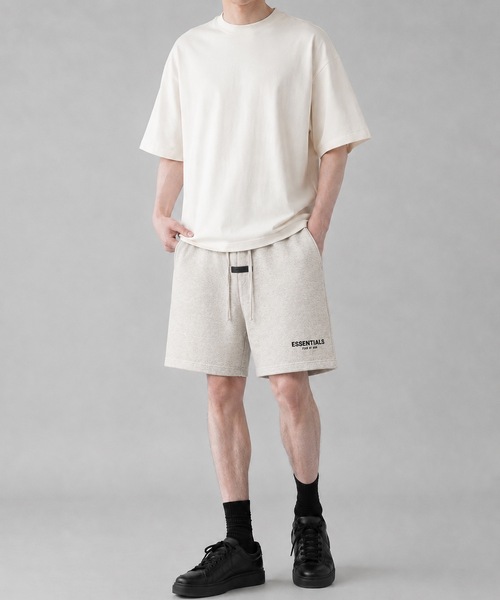 FOG ESSENTIALS（エフオージーエッセンシャルズ）の「【FOG ESSENTIALS】エッセンシャルズ FRONT LOGO ハーフパンツ（スウェットパンツ・レディース・オートミール/ブラック/ホワイト系その他・SMALL/MEDIUM/LARGE/X-LARGE）」の15枚目の写真