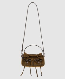 Multipocket Micro Crossbody Suede