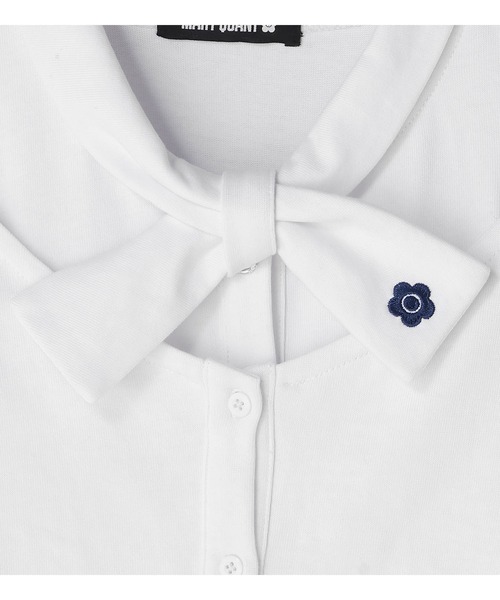 MARY QUANT(マリークワント)の「レイヤードデザインポロ ワンピース(ワンピース・レディース・ブラック/ホワイト/ブルー・M)」の5枚目の写真