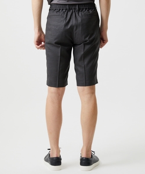 MICHEL KLEIN HOMME (ミッシェルクランオム)の「【セットアップ】ワンタックイージーショートパンツ(その他パンツ・メンズ・ダークグレー/パープル・MEDIUM/LARGE/X-LARGE)」の10枚目の写真