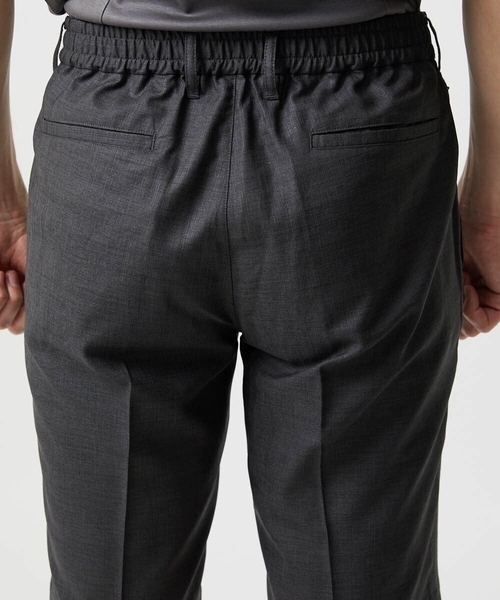 MICHEL KLEIN HOMME (ミッシェルクランオム)の「【セットアップ】ワンタックイージーショートパンツ(その他パンツ・メンズ・ダークグレー/パープル・MEDIUM/LARGE/X-LARGE)」の9枚目の写真