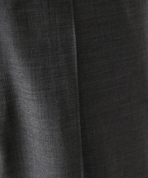 MICHEL KLEIN HOMME (ミッシェルクランオム)の「【セットアップ】ワンタックイージーショートパンツ(その他パンツ・メンズ・ダークグレー/パープル・MEDIUM/LARGE/X-LARGE)」の4枚目の写真