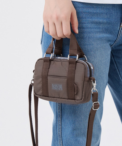 MARITHE + FRANCOIS GIRBAUD(マリテフランソワジルボー)の「【LeSportsac×MARITHE + FRANCOIS GIRBAUD】MFG MICRO BAG MFGブラウン(ショルダーバッグ・レディース・ブラウン・FREE)」の10枚目の写真