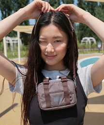 【LeSportsac×MARITHE + FRANCOIS GIRBAUD】MFG MICRO BAG MFGブラウン