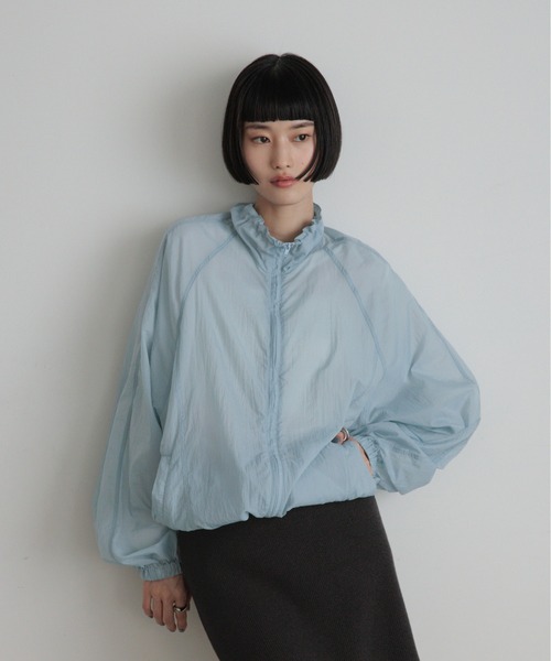LOWRYS FARM(ローリーズファーム)の「シアーアノラック 1051619(カーディガン/ボレロ・レディース・ライトグレー/イエロー/ブルー・FREE)」の3枚目の写真
