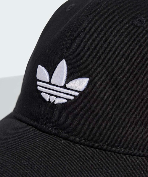 adidas(アディダス)の「アディカラー クラシック トレフォイル ベースボールキャップ / アディダスオリジナルス adidas Originals(キャップ・メンズ・ブラック・MEDIUM/LARGE/X-LARGE/SMALL)」の3枚目の写真