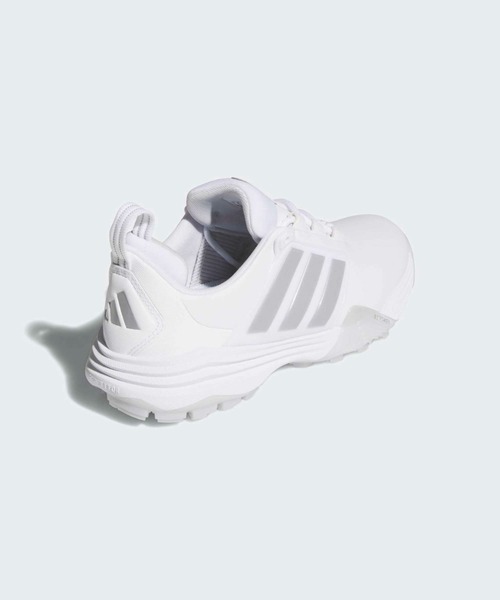adidas(アディダス)の「アディパワー 26 スパイクレス ゴルフ / ADIPOWER 26 SPIKELESS GOLF SHOES【adidas Golf/アディダスゴルフ】(スニーカー・レディース・ホワイト×シルバー・22.5cm/23.5cm/24.5cm/25.5cm/23.0cm/24.0cm/25.0cm/22.0cm)」の5枚目の写真