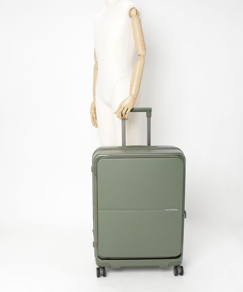 Samsonite(サムソナイト)の「サムソナイト FLATFORM スピナー 66/24 エキスパンダー FT メタリックグリーン(スーツケース/キャリーバッグ・メンズ・ダークグリーン系・M)」の16枚目の写真