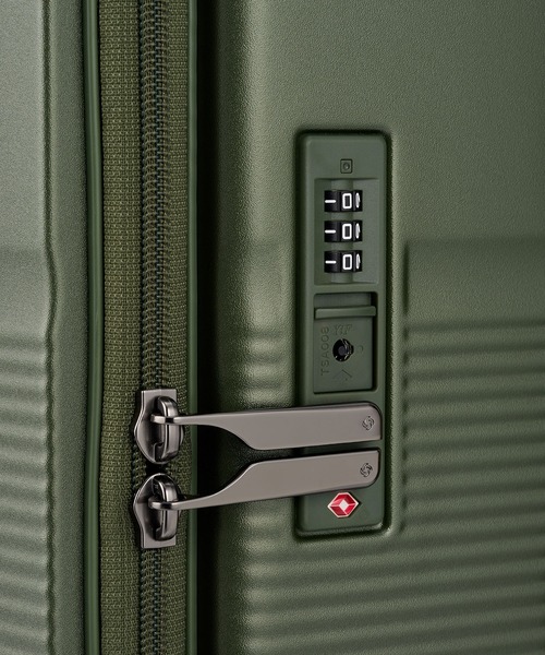 Samsonite(サムソナイト)の「サムソナイト FLATFORM スピナー 66/24 エキスパンダー FT メタリックグリーン(スーツケース/キャリーバッグ・メンズ・ダークグリーン系・M)」の10枚目の写真