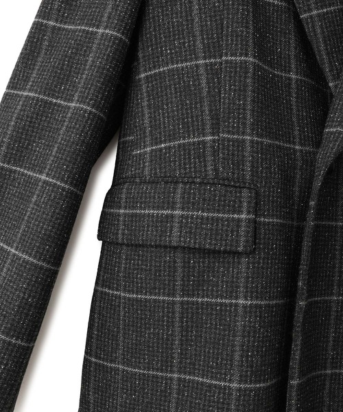 ADAM ET ROPE'（アダムエロペ）の「ダブルブレストチェックジャケット（テーラードジャケット・レディース・ブラウン/ブラック系その他・38/36）」の17枚目の写真