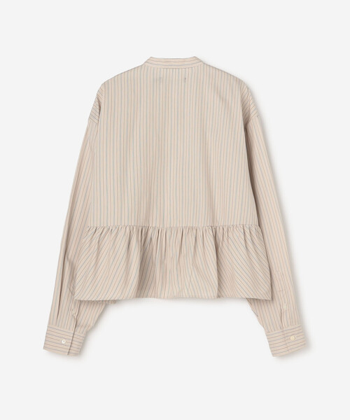nicholson&nicholson(ニコルソンアンドニコルソン)の「nicholson & nicholson | 〈別注〉 コットン バックギャザーブラウス WOMEN(シャツ/ブラウス・レディース・ブラウン系その他/ブラック/ベージュ系その他/ブルー系その他5・38)」の6枚目の写真