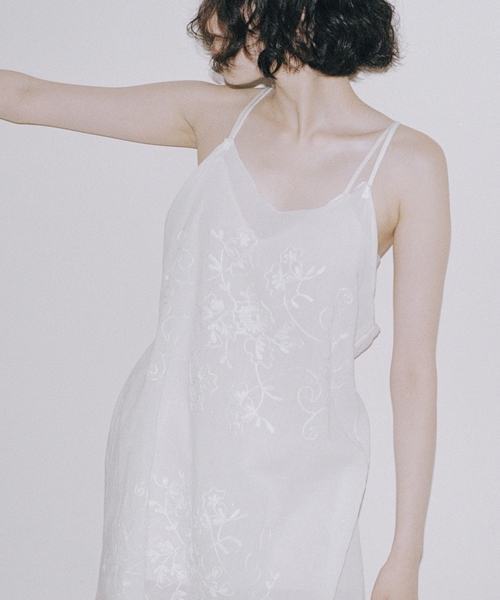 EDIT. FOR LULU（エディットフォールル）の「【SARA MALLIKA/サラマリカ】 Organza Cami Dress（ワンピース・レディース・ホワイト・FREE）」の4枚目の写真