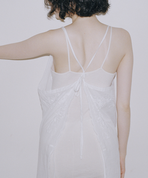 EDIT. FOR LULU（エディットフォールル）の「【SARA MALLIKA/サラマリカ】 Organza Cami Dress（ワンピース・レディース・ホワイト・FREE）」の6枚目の写真