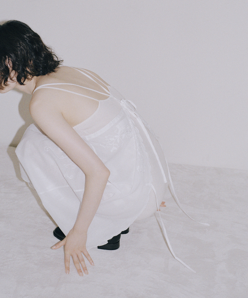 EDIT. FOR LULU（エディットフォールル）の「【SARA MALLIKA/サラマリカ】 Organza Cami Dress（ワンピース・レディース・ホワイト・FREE）」の7枚目の写真