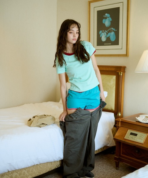 common gull products.(コモンガルプロダクツ)の「自分と誰かのパックtee(Tシャツ/カットソー・レディース・レッド系/パープル系/グリーン系・SMALL/MEDIUM/LARGE)」の18枚目の写真