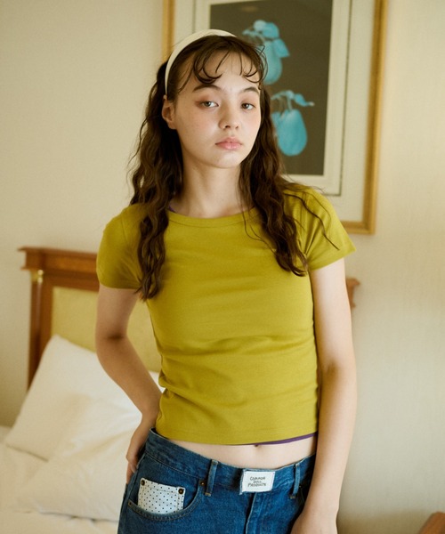 common gull products.(コモンガルプロダクツ)の「自分と誰かのパックtee(Tシャツ/カットソー・レディース・レッド系/パープル系/グリーン系・SMALL/MEDIUM/LARGE)」の5枚目の写真