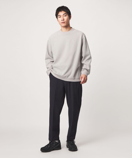 green label relaxing(グリーンレーベルリラクシング)の「モール ジャガード クルーネック 長袖 カットソー(Tシャツ/カットソー・メンズ・ダークブラウン/ライトグレー/ダークグレー/オリーブ・XL/L/M/S)」の14枚目の写真