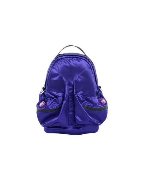 OFFWINTER(オフウィンター)の「【OFFWINTER】撥水高光沢サテン/高密度コーマ綿 ロケットバックパック / リュック M PC収納可 13インチ(スペースシリーズ)(ショルダーバッグ・メンズ・ブルー/グリーン/パープル・MEDIUM)」の1枚目の写真