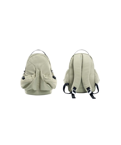 OFFWINTER(オフウィンター)の「【OFFWINTER】撥水高光沢サテン/高密度コーマ綿 ロケットバックパック / リュック M PC収納可 13インチ(スペースシリーズ)(ショルダーバッグ・メンズ・ブルー/グリーン/パープル・MEDIUM)」の5枚目の写真