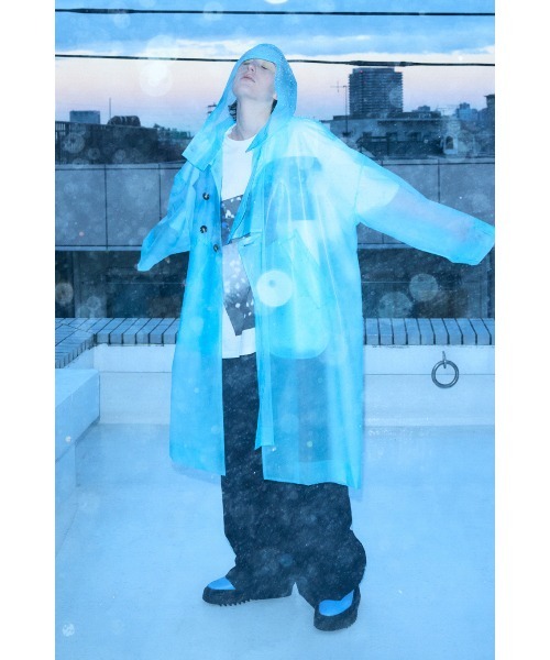 ENFOLD（エンフォルド）の「RAIN LARGE T-SHIRT（Tシャツ/カットソー・レディース・ホワイト/ブラック・38）」の7枚目の写真