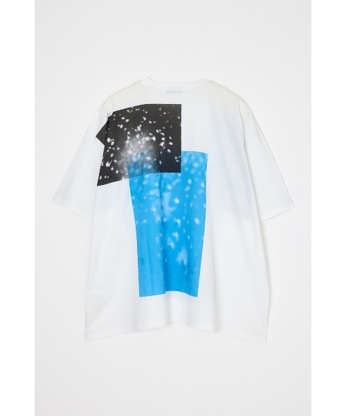 ENFOLD（エンフォルド）の「RAIN LARGE T-SHIRT（Tシャツ/カットソー・レディース・ホワイト/ブラック・38）」の8枚目の写真