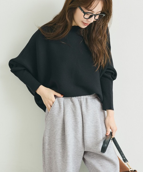 coca(coca)(コカ)の「ソフトスウェットコクーンパンツ(スウェットパンツ・レディース・グレー/ブラック・S/M/L)」の6枚目の写真