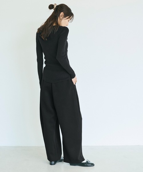 coca(coca)(コカ)の「ソフトスウェットコクーンパンツ(スウェットパンツ・レディース・グレー/ブラック・S/M/L)」の10枚目の写真
