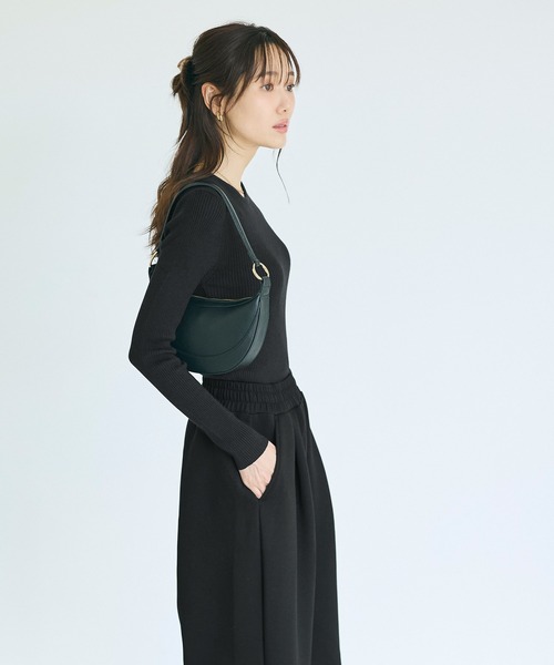 coca(coca)(コカ)の「ソフトスウェットコクーンパンツ(スウェットパンツ・レディース・グレー/ブラック・S/M/L)」の13枚目の写真