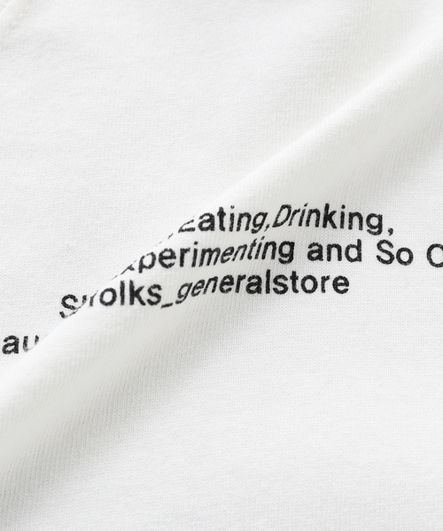 JOURNAL STANDARD(ジャーナルスタンダード)の「FOLKS STORE PRINT Tシャツ(Tシャツ/カットソー・メンズ・ホワイト/アイボリー/ブラック系その他・SMALL/MEDIUM/LARGE)」の5枚目の写真