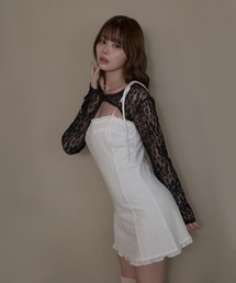 Petite frill daisy mini dress / プチフリルデイジーミニドレス