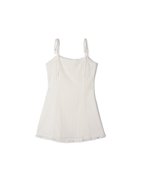 M DOLLY（エムドリー）の「Petite frill daisy mini dress / プチフリルデイジーミニドレス（ワンピース・レディース・ホワイト/ブラック・FREE）」の20枚目の写真