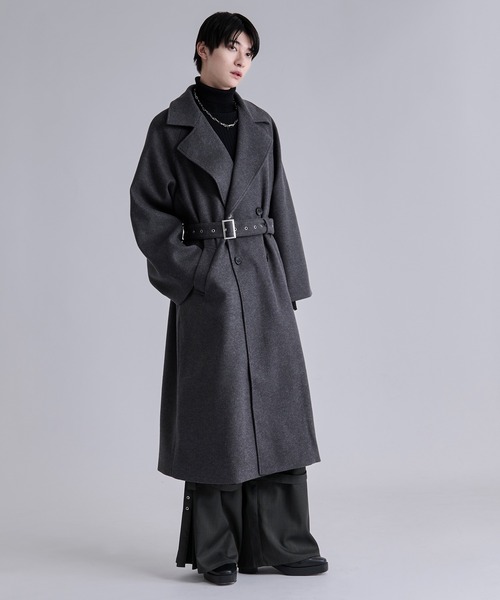 Ellno Loset（エルノロゼット）の「2wayエリファートレンチコート（トレンチコート・メンズ・ブラック/ブルー/チャコール・SMALL/MEDIUM/LARGE）」の16枚目の写真
