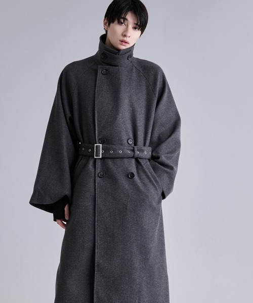 Ellno Loset（エルノロゼット）の「2wayエリファートレンチコート（トレンチコート・メンズ・ブラック/ブルー/チャコール・SMALL/MEDIUM/LARGE）」の7枚目の写真
